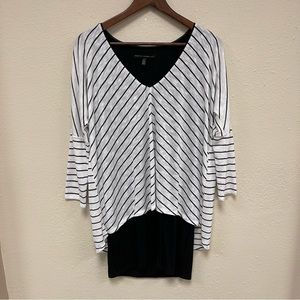 New/Never Worn White House Black Market Layered Tunic Top - Size Large